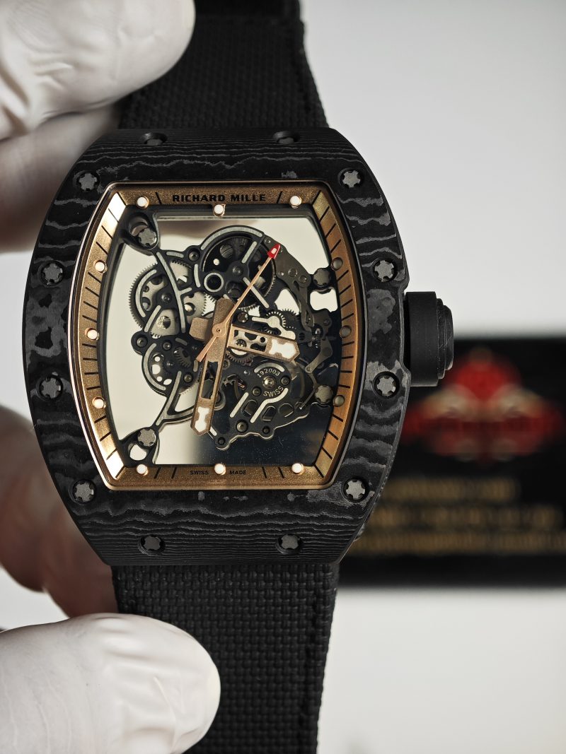 Richard-Mille-RM-055-Bubba-Watson-Asia-Edition-Exclusive-Quality-2-800x1067 Richard Mille RM055 Bubba Watson Asia Edition Custom Made Exquisite NTPT Carbon Fiber 1:1 Vaucher Movement Exclusive Quality - Image 2