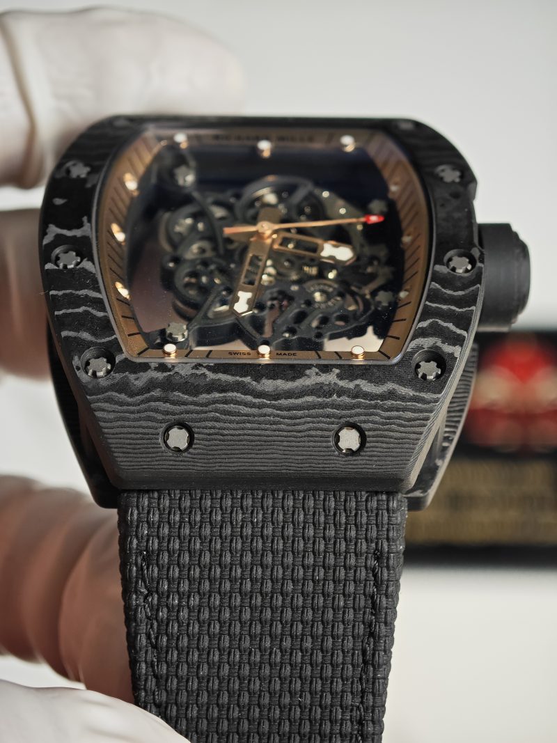 Richard-Mille-RM-055-Bubba-Watson-Asia-Edition-Exclusive-Quality-3-800x1067 Richard Mille RM055 Bubba Watson Asia Edition Custom Made Exquisite NTPT Carbon Fiber 1:1 Vaucher Movement Exclusive Quality - Image 4