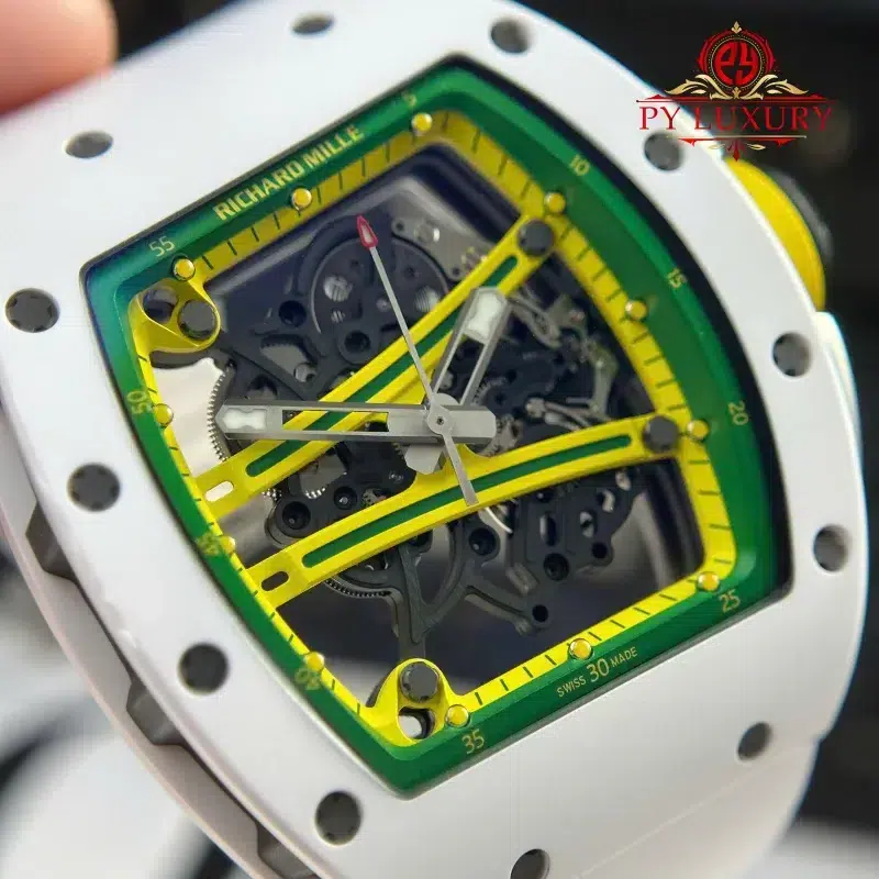 Richard-Mille-RM-61-01-Yohan-Blake-Asia-Limited-Edition-White-Ceramic-5-800x800 Richard Mille RM 61-01 Yohan Blake Asia Limited Edition White Ceramic 1:1 Best Replica ZF 42.7mm x 50.23mm - Image 5