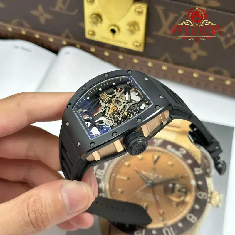 Richard-Mille-RM035-Black-Toro-Ceramic-Rose-Gold-Skeleton-Dial-Rubber-Strap-8-800x800 Richard Mille RM035 Black Toro Ceramic & Rose Gold Skeleton Dial Rubber Strap Best Replica 1:1 ZF Factory 39.7mm x 48mm - Image 3