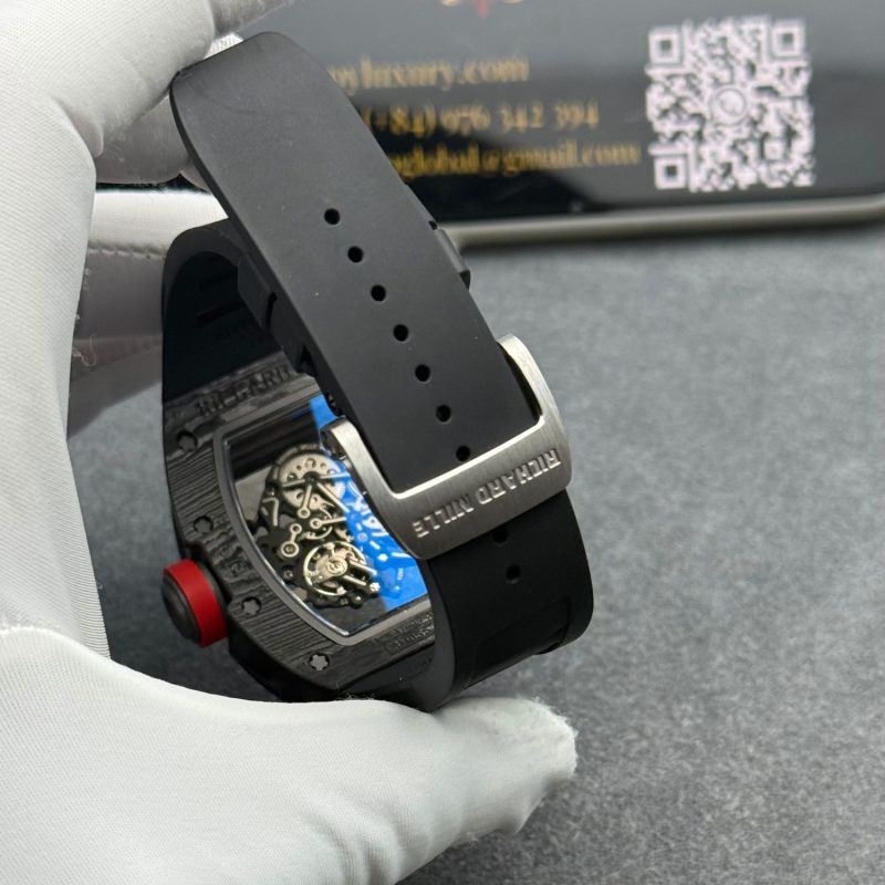 Richard-Mille-RM055-Bubba-Watson-Dark-Legend-Americas-Edition-Custom-Made-Vaucher-Movement-12-800x800 Richard Mille RM055 Bubba Watson Dark Legend Custom Made Exquisite NTPT Carbon Fiber Vaucher Movement Exclusive Quality - Image 13