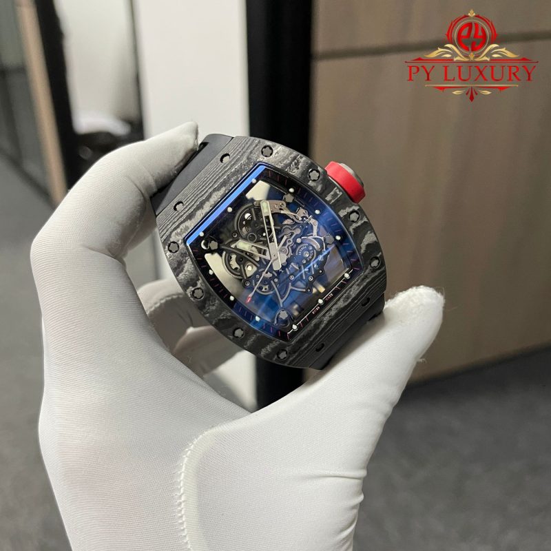 Richard-Mille-RM055-Bubba-Watson-Dark-Legend-Americas-Edition-Custom-Made-Vaucher-Movement-2-800x800 Richard Mille RM055 Bubba Watson Dark Legend Custom Made Exquisite NTPT Carbon Fiber Vaucher Movement Exclusive Quality - Image 2