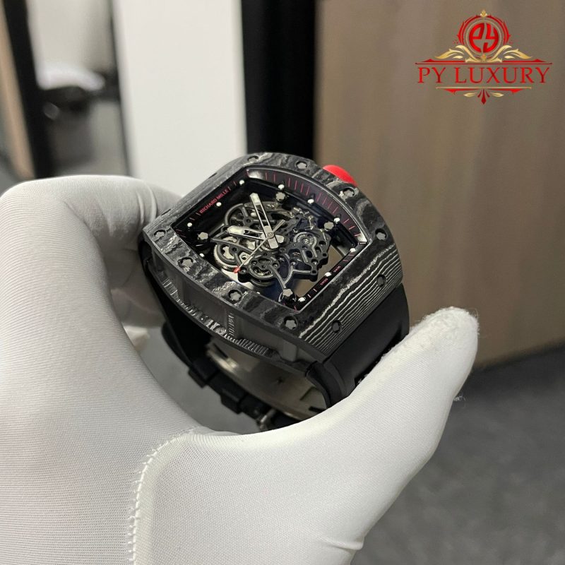 Richard-Mille-RM055-Bubba-Watson-Dark-Legend-Americas-Edition-Custom-Made-Vaucher-Movement-3-800x800 Richard Mille RM055 Bubba Watson Dark Legend Custom Made Exquisite NTPT Carbon Fiber Vaucher Movement Exclusive Quality - Image 3