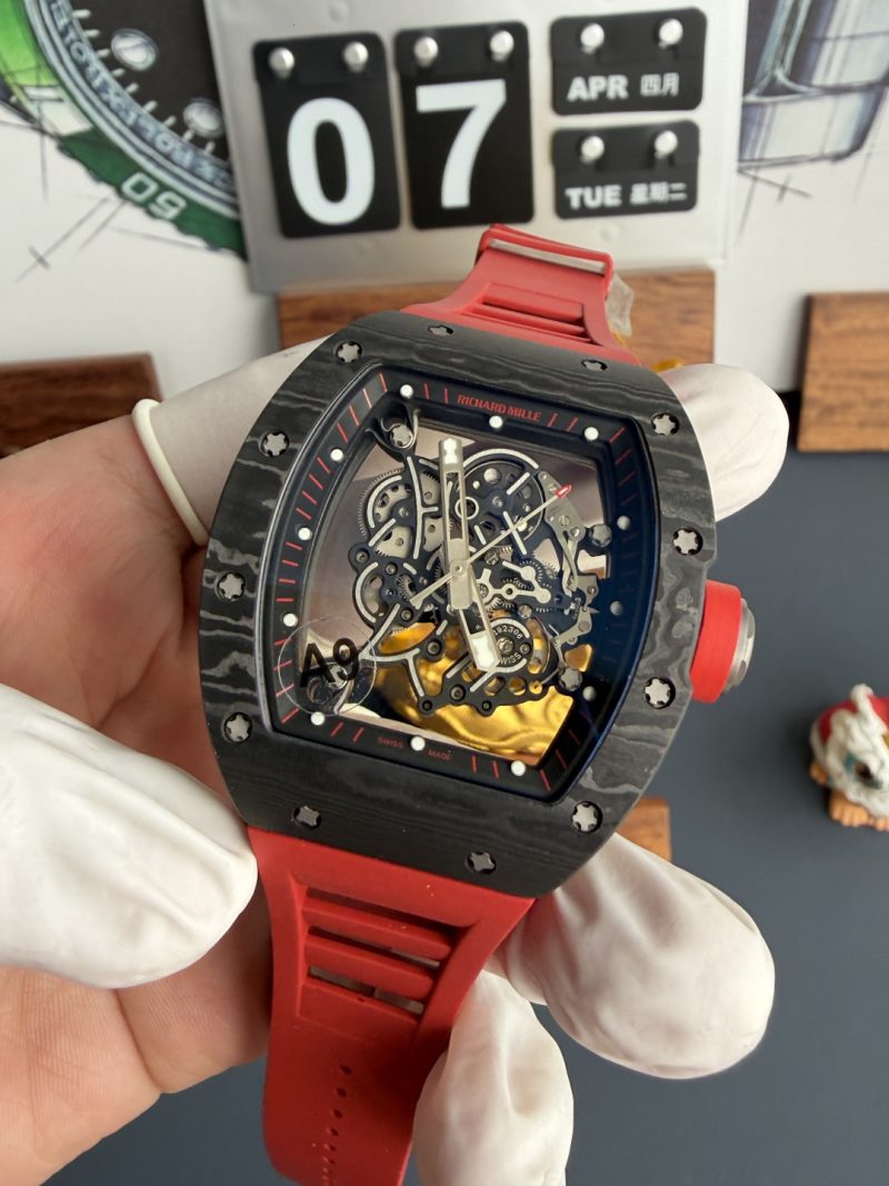 Richard-Mille-RM055-Bubba-Watson-Dark-Legend-Carbon-NTPT-Vaucher-Movement-1-1-Super-Clone-2-800x1067 Richard Mille RM055 Bubba Watson Dark Legend Carbon NTPT Vaucher Movement 1:1 Super Clone A9F 42.7mm x 49.9mm (Free Sprung) - Image 2