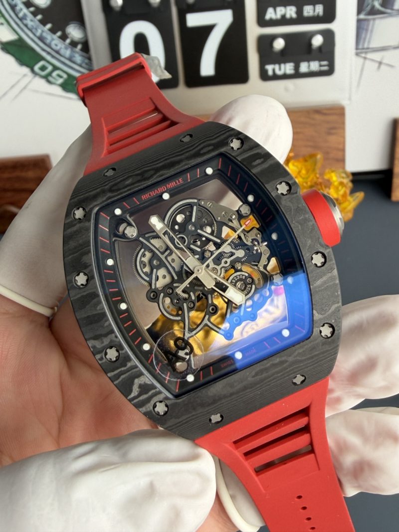 Richard-Mille-RM055-Bubba-Watson-Dark-Legend-Carbon-NTPT-Vaucher-Movement-1-1-Super-Clone-3-800x1067 Richard Mille RM055 Bubba Watson Dark Legend Carbon NTPT Vaucher Movement 1:1 Super Clone A9F 42.7mm x 49.9mm (Free Sprung) - Image 3