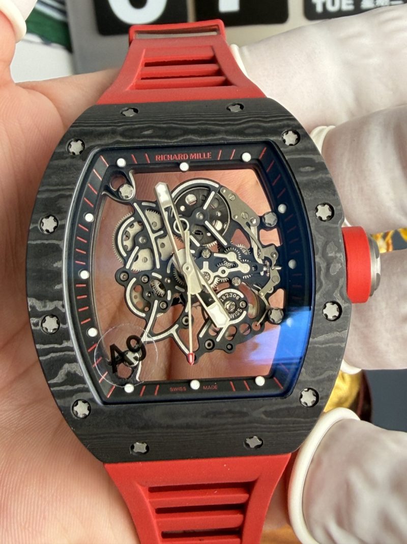 Richard-Mille-RM055-Bubba-Watson-Dark-Legend-Carbon-NTPT-Vaucher-Movement-1-1-Super-Clone-5-800x1067 Richard Mille RM055 Bubba Watson Dark Legend Carbon NTPT Vaucher Movement 1:1 Super Clone A9F 42.7mm x 49.9mm (Free Sprung) - Image 5