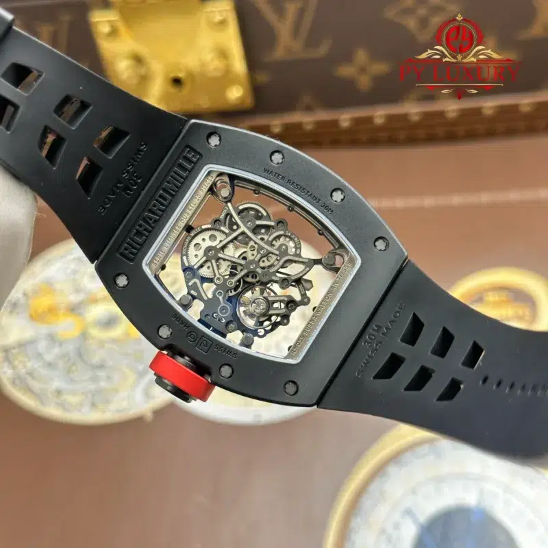 Richard-Mille-RM055-Bubba-Watson-Dubail-Edition-Rubber-Strap-11-800x800 Richard Mille RM055 Bubba Watson Black Ceramic Dubail Edition Rubber Strap 1:1 Best Replica ZF 42.7mm - Image 10