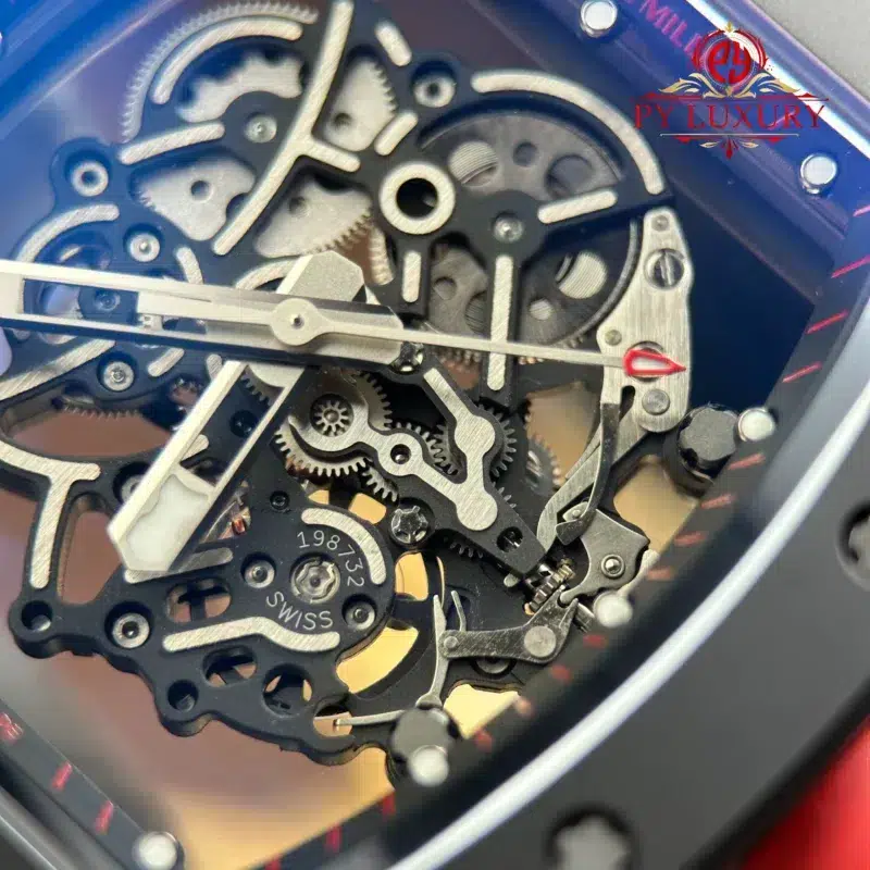 Richard-Mille-RM055-Bubba-Watson-Dubail-Edition-Rubber-Strap-6-800x800 Richard Mille RM055 Bubba Watson Black Ceramic Dubail Edition Rubber Strap 1:1 Best Replica ZF 42.7mm - Image 6