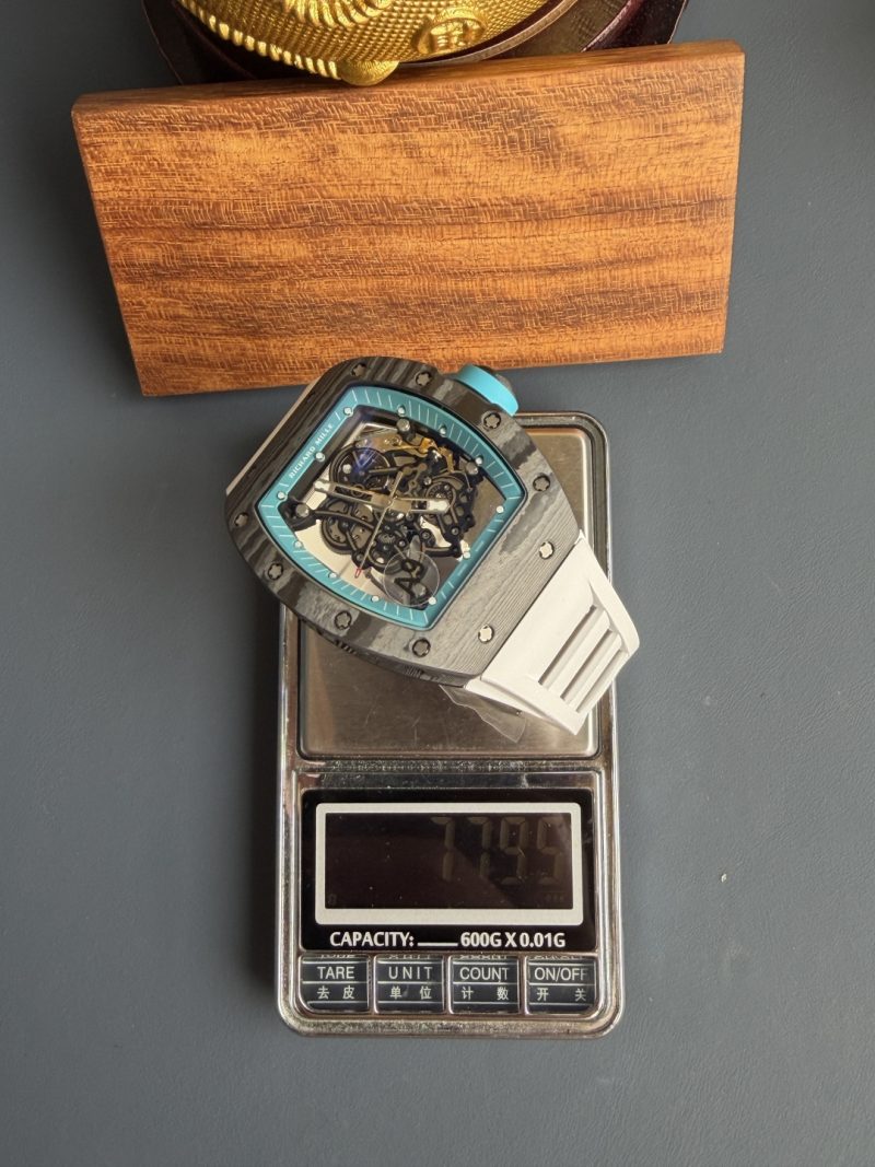 Richard-Mille-RM055-Bubba-Watson-Yas-Marina-Circuit-Carbon-NTPT-Vaucher-Movement-Super-Clone-A9F-10-800x1067 Richard Mille RM055 Bubba Watson Yas Marina Circuit Carbon NTPT Vaucher Movement Super Clone A9F 42.7mm x 49.9mm (Free Sprung) - Image 10