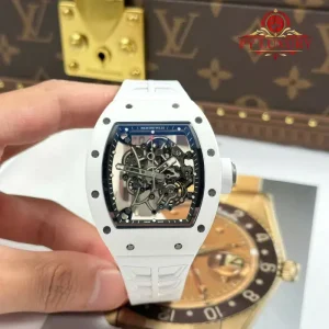 Richard Mille RM055 White Ceramic Bubba Watson 1:1 Super Clone Best Replica ZF 42.7mm