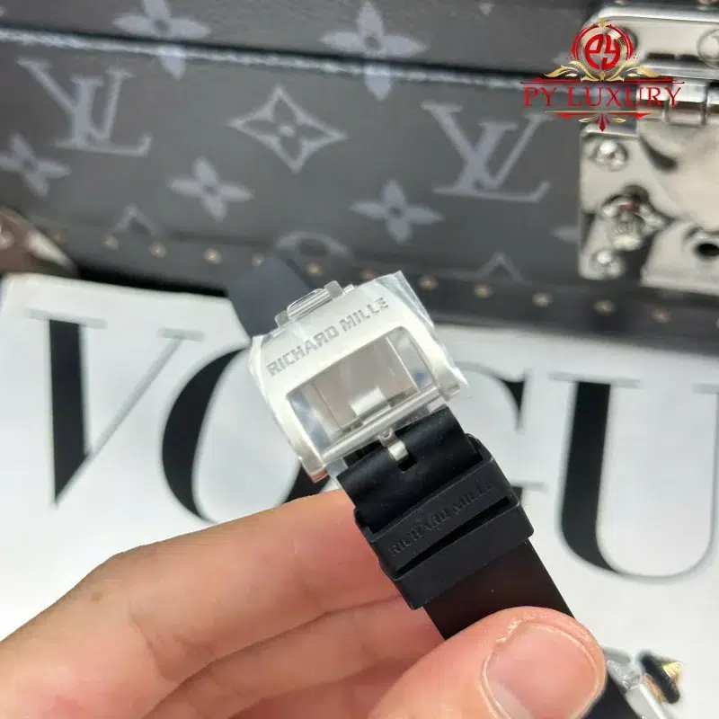 Richard-Mille-RM07-01-Diamond-Black-Onyx-Dial-Black-Rubber-Strap-1-800x800 Richard Mille RM07-01 Lady Diamonds Black Onyx Dial Black Rubber Strap 1:1 Super Clone ZF 45.32 x 32.3mm - Image 10