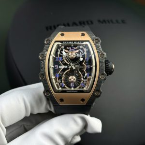 Richard Mille RM21-01 Tourbillon Aerodyne Red Gold Carbon TPT Best Replica 42.68mm x 50.12mm
