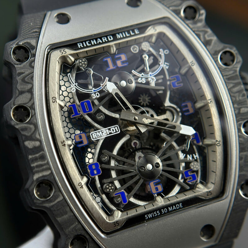 Richard-Mille-RM21-01-Tourbillon-Aerodyne-Titanium-Carbon-4-800x800 Richard Mille RM21-01 Tourbillon Aerodyne Titanium & Carbon TPT Best Replica 42.68mm x 50.12mm - Image 4