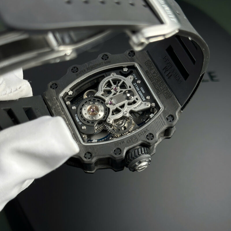 Richard-Mille-RM21-01-Tourbillon-Aerodyne-Titanium-Carbon-7-800x800 Richard Mille RM21-01 Tourbillon Aerodyne Titanium & Carbon TPT Best Replica 42.68mm x 50.12mm - Image 7