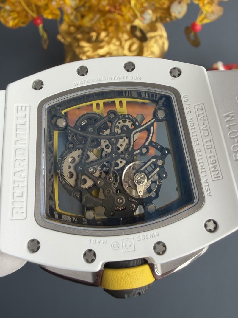 Richard-Mille-RM61-01-White-Ceramic-Asia-Limited-EditionVaucher-Movement-1-1-Super-Clone-A9-Factory-8-800x1067 Richard Mille RM61-01 White Ceramic Asia Limited EditionVaucher Movement 1:1 Super Clone A9F 42.7mm x 50.23mm (Free Sprung) - Image 8