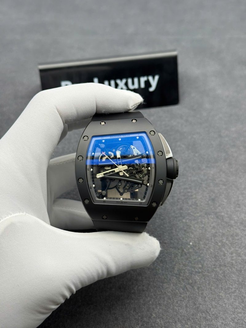 Richard-Mille-RM61-01-Yohan-Blake-All-Grey-Limited-Edition-Black-Ceramic-Custom-Made-Exclusive-Quality-1-800x1067 Richard Mille RM61-01 Yohan Blake All Grey Limited Edition Black Ceramic 1:1 Custom Made Exclusive Quality 42.7mm x 50.23mm