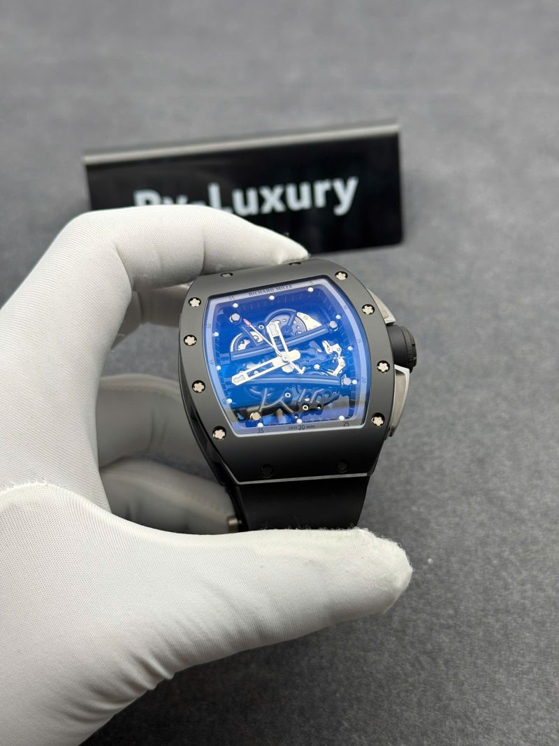 Richard-Mille-RM61-01-Yohan-Blake-All-Grey-Limited-Edition-Black-Ceramic-Custom-Made-Exclusive-Quality-2-800x1067 Richard Mille RM61-01 Yohan Blake All Grey Limited Edition Black Ceramic 1:1 Custom Made Exclusive Quality 42.7mm x 50.23mm - Image 2