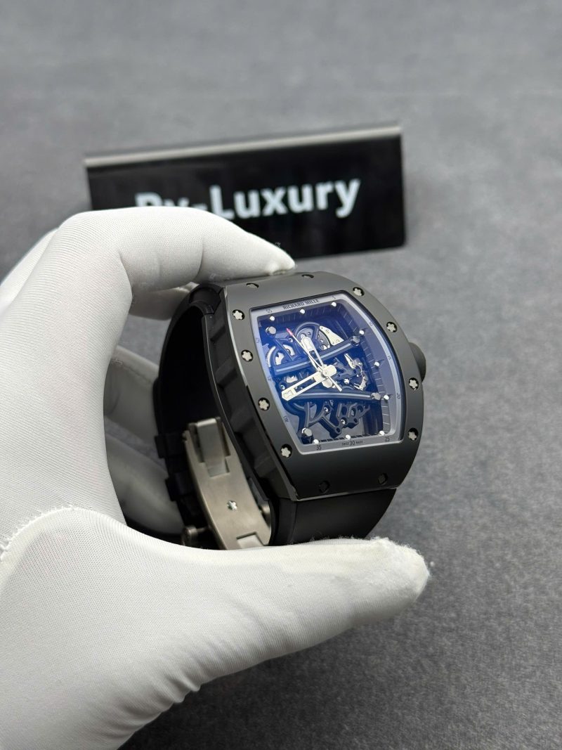 Richard-Mille-RM61-01-Yohan-Blake-All-Grey-Limited-Edition-Black-Ceramic-Custom-Made-Exclusive-Quality-3-800x1067 Richard Mille RM61-01 Yohan Blake All Grey Limited Edition Black Ceramic 1:1 Custom Made Exclusive Quality 42.7mm x 50.23mm - Image 3