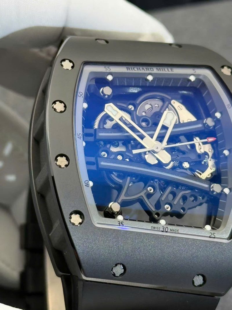 Richard-Mille-RM61-01-Yohan-Blake-All-Grey-Limited-Edition-Black-Ceramic-Custom-Made-Exclusive-Quality-6-800x1067 Richard Mille RM61-01 Yohan Blake All Grey Limited Edition Black Ceramic 1:1 Custom Made Exclusive Quality 42.7mm x 50.23mm - Image 6