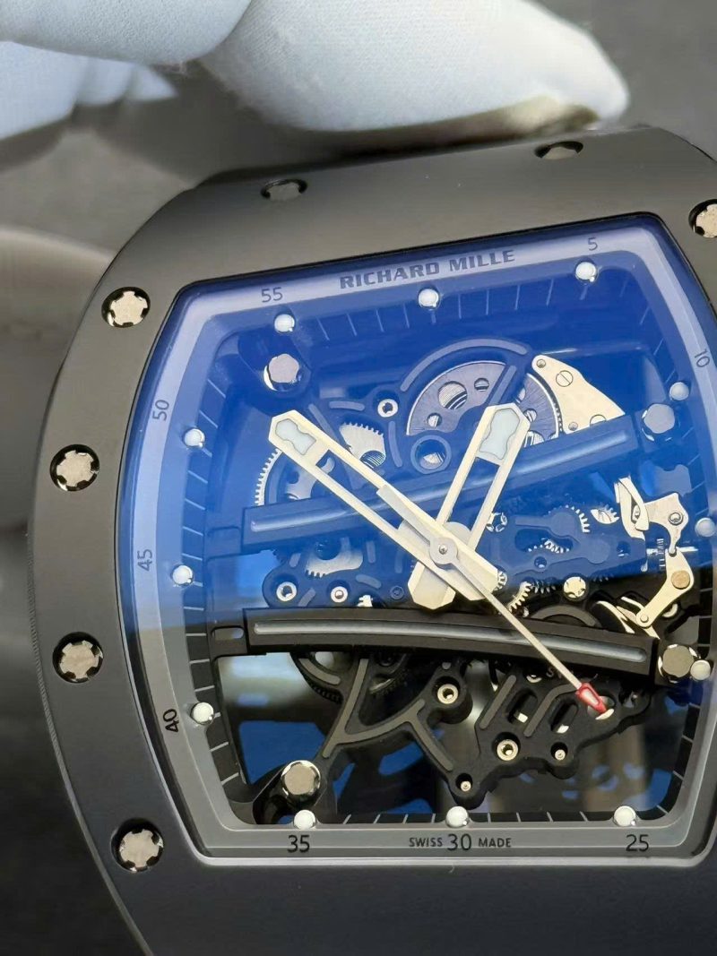Richard-Mille-RM61-01-Yohan-Blake-All-Grey-Limited-Edition-Black-Ceramic-Custom-Made-Exclusive-Quality-7-800x1067 Richard Mille RM61-01 Yohan Blake All Grey Limited Edition Black Ceramic 1:1 Custom Made Exclusive Quality 42.7mm x 50.23mm - Image 7