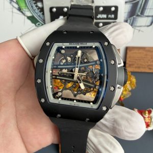 Richard Mille RM61-01 Yohan Blake All Grey Vaucher Movement 1:1 Super Clone A9 Factory 42.7mm x 50.23mm (Free Sprung)