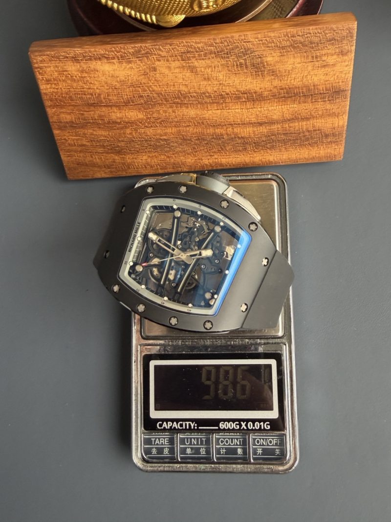 Richard-Mille-RM61-01-Yohan-Blake-All-Grey-Vaucher-Movement-1-1-Super-Clone-A9-Factory-Free-Sprung-11-800x1067 Richard Mille RM61-01 Yohan Blake All Grey Vaucher Movement 1:1 Super Clone A9 Factory 42.7mm x 50.23mm (Free Sprung) - Image 11