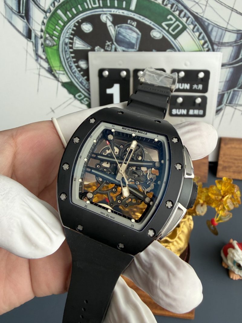 Richard-Mille-RM61-01-Yohan-Blake-All-Grey-Vaucher-Movement-1-1-Super-Clone-A9-Factory-Free-Sprung-2-800x1067 Richard Mille RM61-01 Yohan Blake All Grey Vaucher Movement 1:1 Super Clone A9 Factory 42.7mm x 50.23mm (Free Sprung) - Image 2