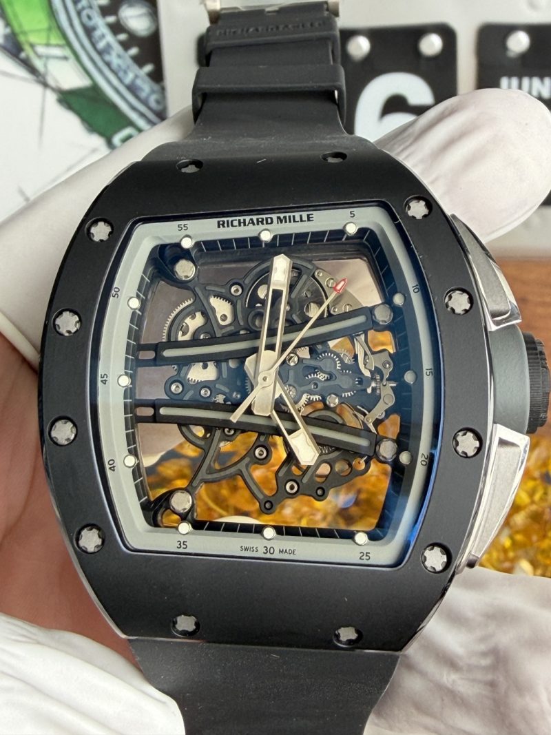 Richard-Mille-RM61-01-Yohan-Blake-All-Grey-Vaucher-Movement-1-1-Super-Clone-A9-Factory-Free-Sprung-5-800x1067 Richard Mille RM61-01 Yohan Blake All Grey Vaucher Movement 1:1 Super Clone A9 Factory 42.7mm x 50.23mm (Free Sprung) - Image 5