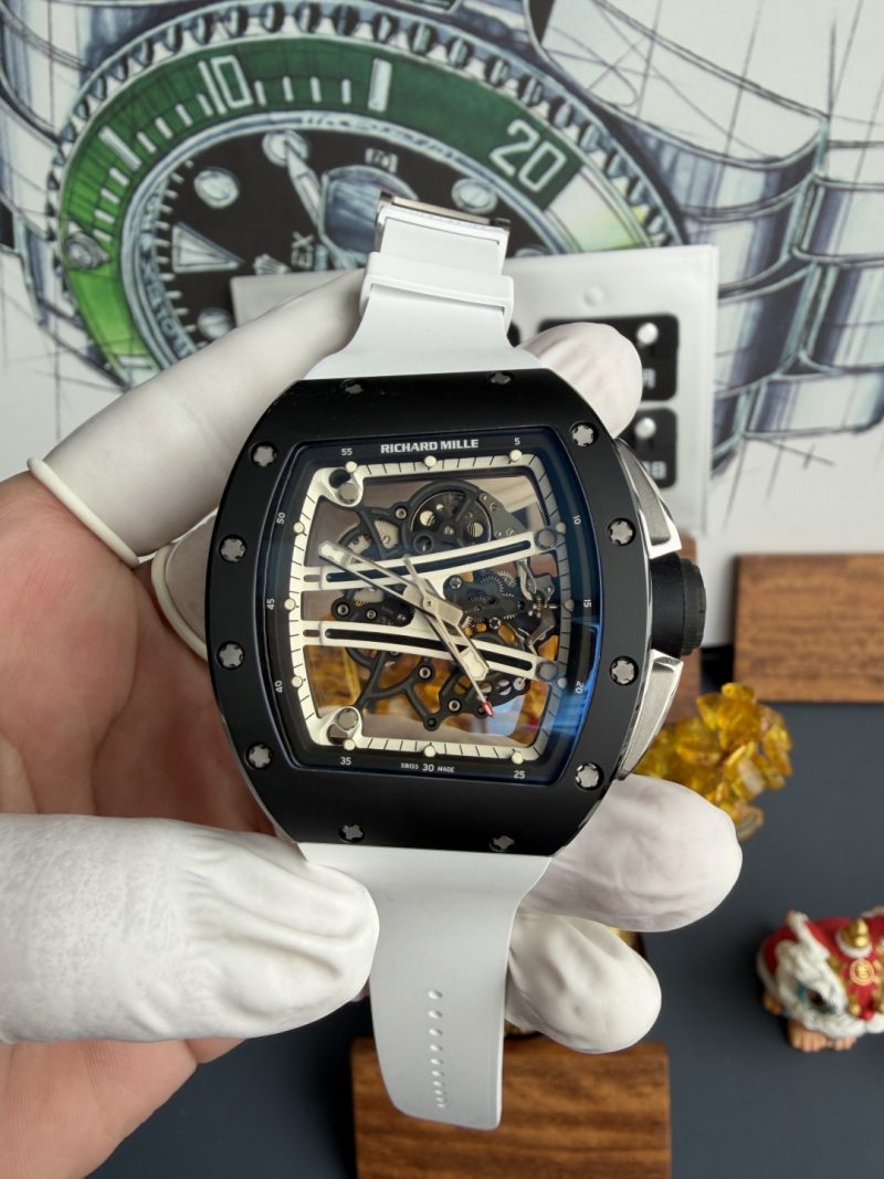 Richard-Mille-RM61-01-Yohan-Blake-Monochrome-Limited-Edition-Vaucher-Movement-1-1-Super-Clone-A9F-1-800x1067 Richard Mille RM61-01 Yohan Blake Monochrome Limited Edition Vaucher Movement 1:1 Super Clone A9F 42.7mm x 50.23mm (Free Sprung)