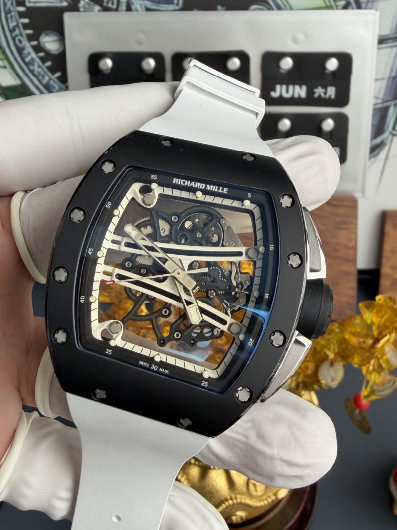 Richard-Mille-RM61-01-Yohan-Blake-Monochrome-Limited-Edition-Vaucher-Movement-1-1-Super-Clone-A9F-4-800x1067 Richard Mille RM61-01 Yohan Blake Monochrome Limited Edition Vaucher Movement 1:1 Super Clone A9F 42.7mm x 50.23mm (Free Sprung) - Image 4