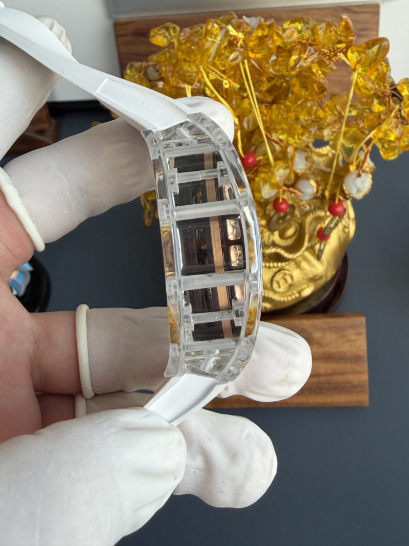 Richard-Mille-RM66-Flying-Tourbillon-Custom-Made-White-Sapphire-7-800x1067 Richard Mille RM66 Flying Tourbillon Custom Made Real White Sapphire Top Quality 42.7mm x 49.94mm - Image 7
