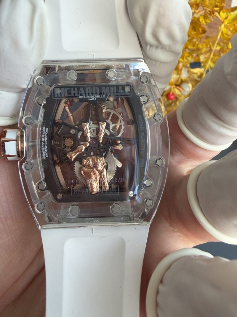 Richard-Mille-RM66-Flying-Tourbillon-Custom-Made-White-Sapphire-9-800x1067 Richard Mille RM66 Flying Tourbillon Custom Made Real White Sapphire Top Quality 42.7mm x 49.94mm - Image 9