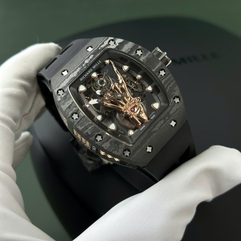 Richard-Mille-RM66-Flying-Tourbillon-Manual-Winding-Carbon-TPT-3-800x800 Richard Mille RM66 Flying Tourbillon Manual Winding Carbon TPT Best Replica YS Factory 42.7mm x 49.94mm - Image 3