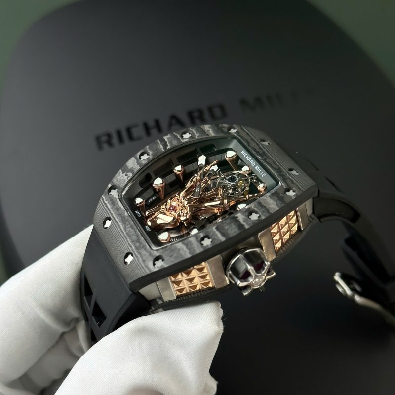 Richard-Mille-RM66-Flying-Tourbillon-Manual-Winding-Carbon-TPT-4-800x800 Richard Mille RM66 Flying Tourbillon Manual Winding Carbon TPT Best Replica YS Factory 42.7mm x 49.94mm - Image 4
