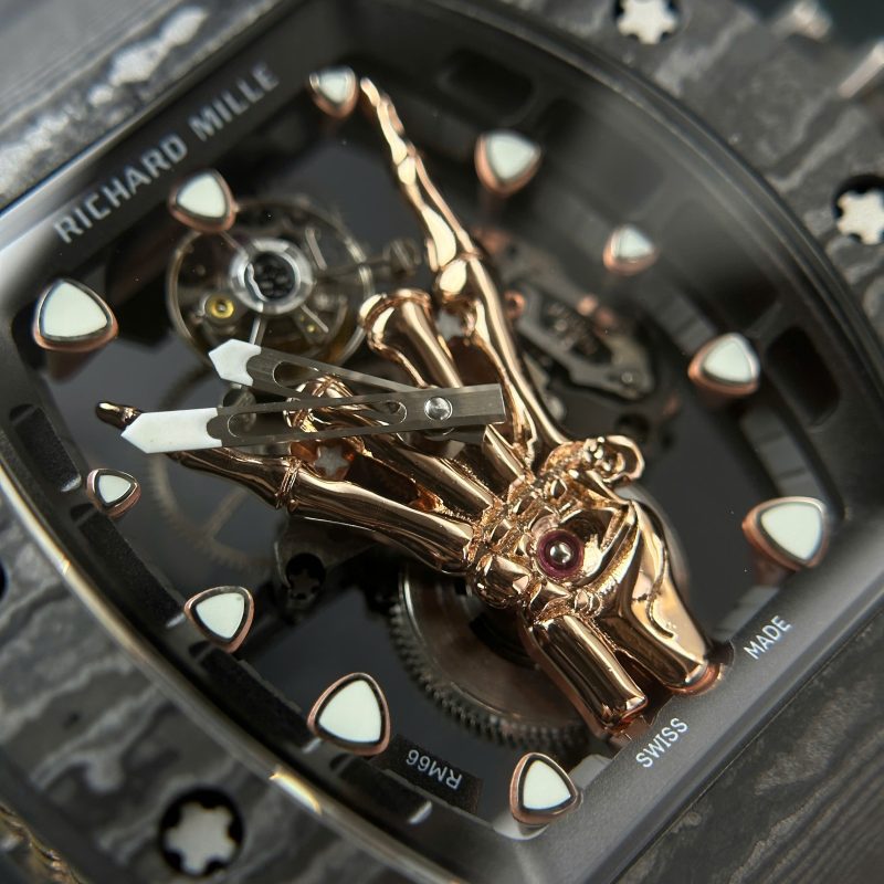 Richard-Mille-RM66-Flying-Tourbillon-Manual-Winding-Carbon-TPT-6-800x800 Richard Mille RM66 Flying Tourbillon Manual Winding Carbon TPT Best Replica YS Factory 42.7mm x 49.94mm - Image 6