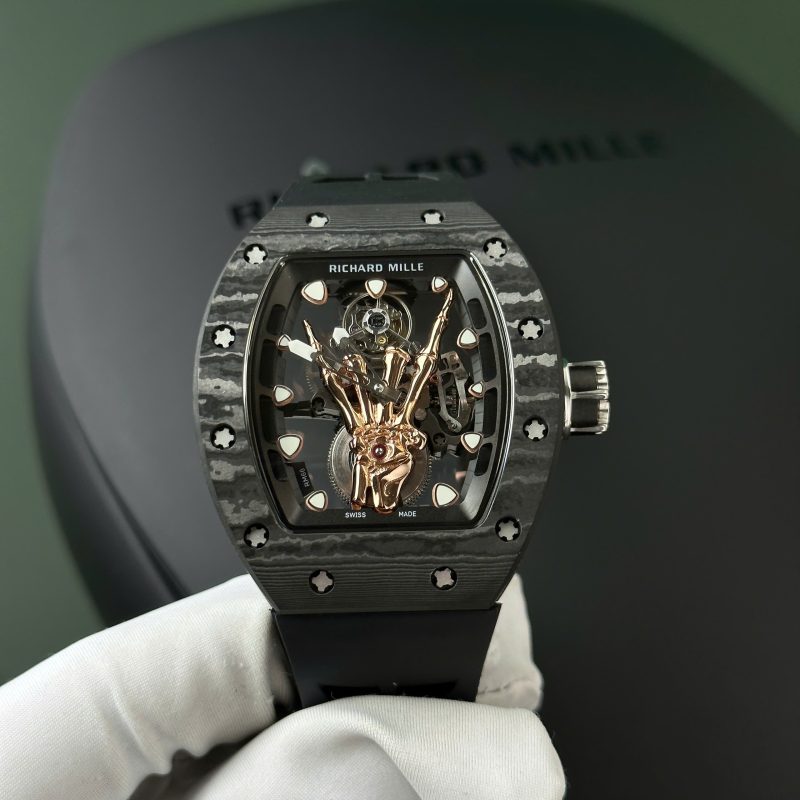 Richard-Mille-RM66-Flying-Tourbillon-Manual-Winding-Carbon-TPT-800x800 Richard Mille RM66 Flying Tourbillon Manual Winding Carbon TPT Best Replica YS Factory 42.7mm x 49.94mm
