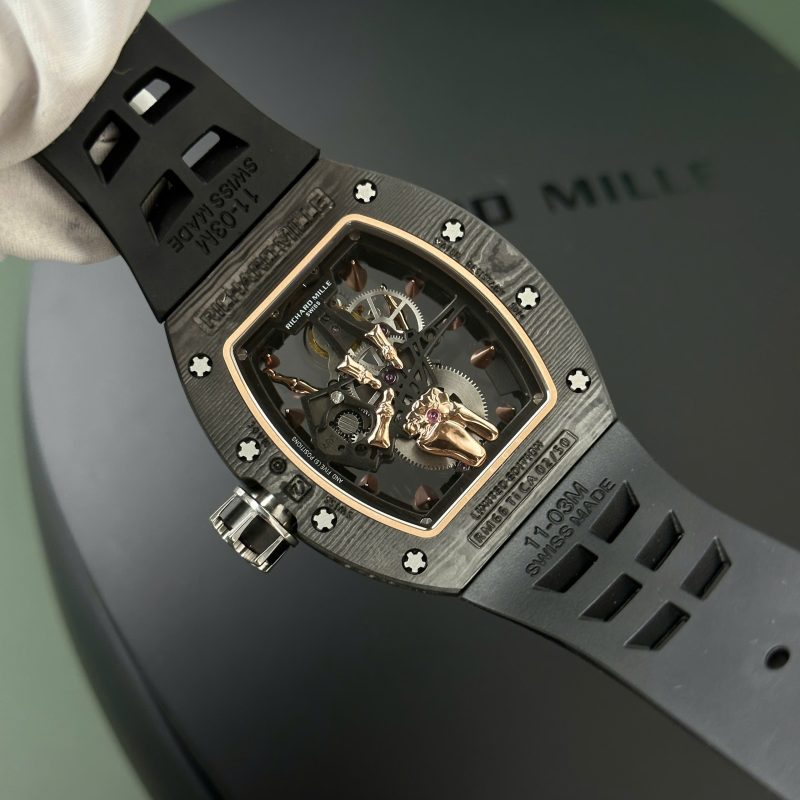 Richard-Mille-RM66-Flying-Tourbillon-Manual-Winding-Carbon-TPT-9-800x800 Richard Mille RM66 Flying Tourbillon Manual Winding Carbon TPT Best Replica YS Factory 42.7mm x 49.94mm - Image 9