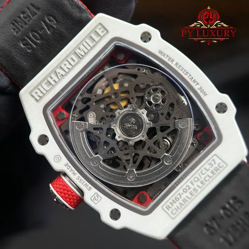 Richard-Mille-RM67-02-Charles-Leclerc-Monaco-Red-White-Quartz-TPT-11-800x800 Richard Mille RM67-02 Charles Leclerc Monaco Red White Quartz TPT Super Clone 38.7 x 47.52mm - Image 10