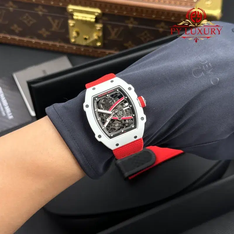 Richard-Mille-RM67-02-Charles-Leclerc-Monaco-Red-White-Quartz-TPT-5-800x800 Richard Mille RM67-02 Charles Leclerc Monaco Red White Quartz TPT Super Clone 38.7 x 47.52mm - Image 14