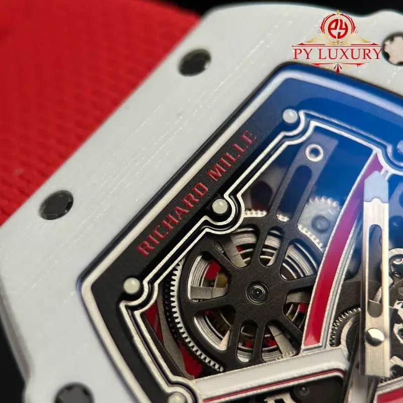 Richard-Mille-RM67-02-Charles-Leclerc-Monaco-Red-White-Quartz-TPT-6-800x800 Richard Mille RM67-02 Charles Leclerc Monaco Red White Quartz TPT Super Clone 38.7 x 47.52mm - Image 6