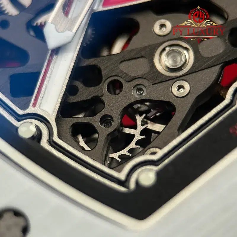 Richard-Mille-RM67-02-Charles-Leclerc-Monaco-Red-White-Quartz-TPT-9-800x800 Richard Mille RM67-02 Charles Leclerc Monaco Red White Quartz TPT Super Clone 38.7 x 47.52mm - Image 9