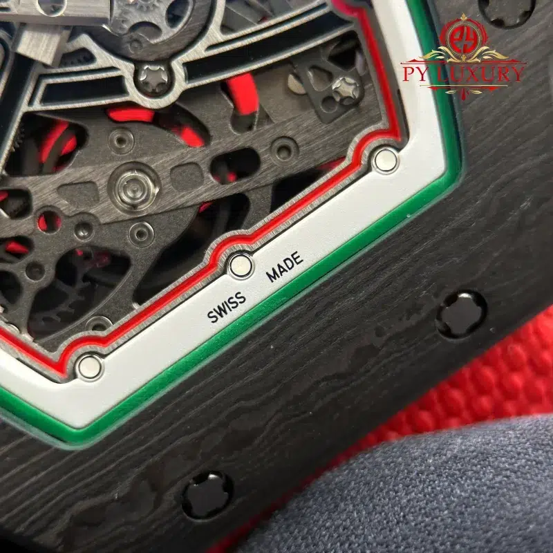 Richard-Mille-RM67-02-Extra-Flat-Italy-Carbon-TPT-Red-Green-Super-Clone-7-800x800 Richard Mille RM67-02 Extra Flat Italy Carbon TPT Red Green 1:1 Super Clone 38.7 x 47.52mm - Image 7