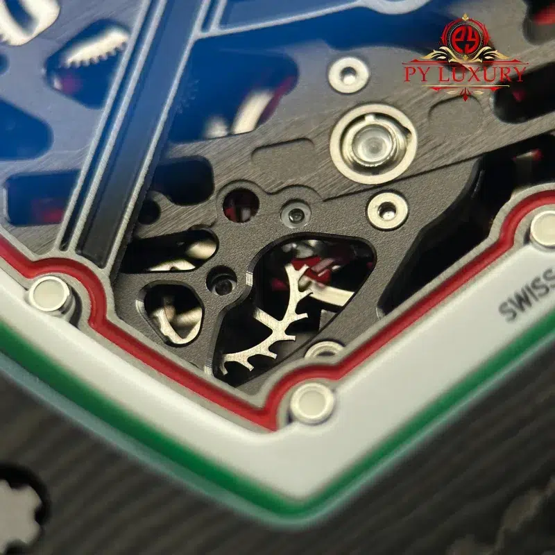 Richard-Mille-RM67-02-Extra-Flat-Italy-Carbon-TPT-Red-Green-Super-Clone-8-800x800 Richard Mille RM67-02 Extra Flat Italy Carbon TPT Red Green 1:1 Super Clone 38.7 x 47.52mm - Image 8