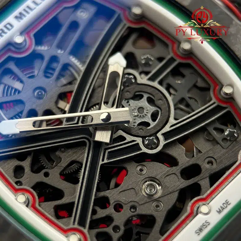 Richard-Mille-RM67-02-Extra-Flat-Italy-Carbon-TPT-Red-Green-Super-Clone-9-800x800 Richard Mille RM67-02 Extra Flat Italy Carbon TPT Red Green 1:1 Super Clone 38.7 x 47.52mm - Image 9