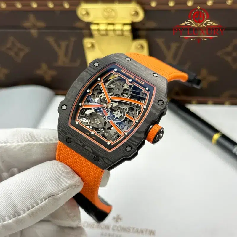 Richard-Mille-RM67-02-McLaren-Lando-Norris-Extra-Flat-Black-Carbon-TPT-1-1-Super-Clone-3-800x800 Richard Mille RM67-02 McLaren Lando Norris Extra Flat Black Carbon TPT Super Clone 38.7 x 47.52mm - Image 3