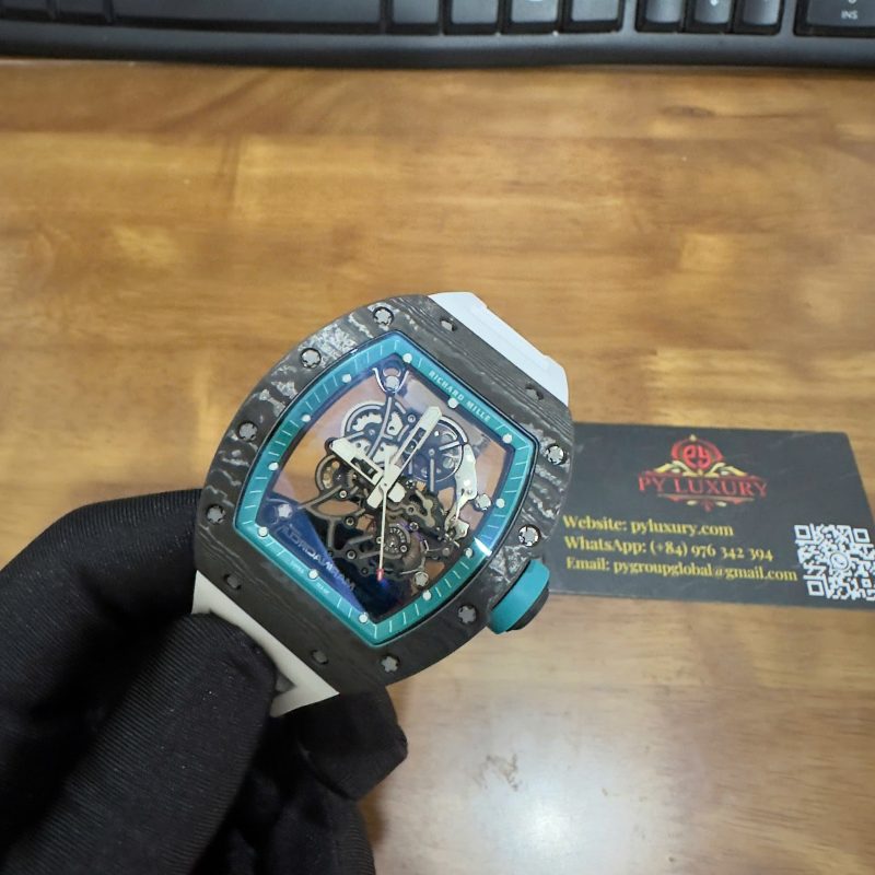 Richard-Mille-Rm055-Yas-Marina-Custom-Made-Best-Quality-Carbon-Vaucher-Movement-Exclusive-Quality-3-800x800 Richard Mille RM055 Yas Marina Circuit Custom Made Exquisite NTPT Carbon Fiber 1:1 Vaucher Movement Exclusive Quality - Image 2
