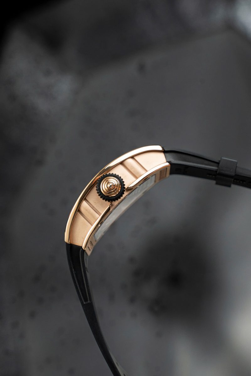 Richard-Mille-Rm07-01-Rose-Gold-Diamonds-Onyx-Dial-6-800x1200 Richard Mille RM07-01 Rose Gold Diamonds Onyz Dial Rubber Strap 1:1 Super Clone ZF 45.32 x 32.3mm - Image 6