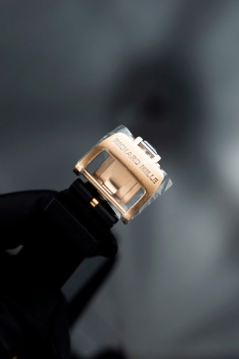 Richard-Mille-Rm07-01-Rose-Gold-Diamonds-Onyx-Dial-9-800x1200 Richard Mille RM07-01 Rose Gold Diamonds Onyz Dial Rubber Strap 1:1 Super Clone ZF 45.32 x 32.3mm - Image 9