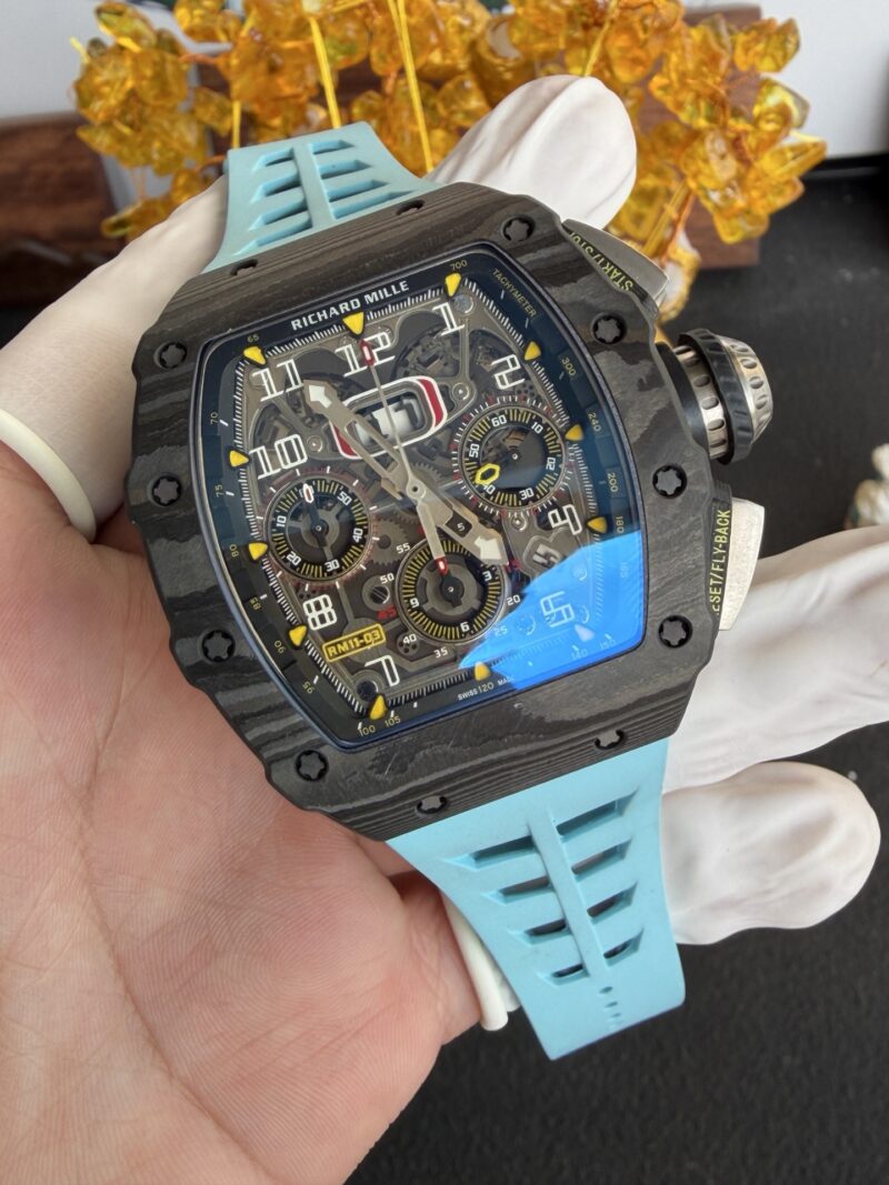 Richard-Mille-Rm11-03-Black-Carbon-TPT-Automatic-Chronograph-Super-Clone-2-800x1067 Richard Mille RM11-03 Black Carbon TPT Automatic Chronograph 1:1 Super Clone 49.94 x 44.5mm - Image 2