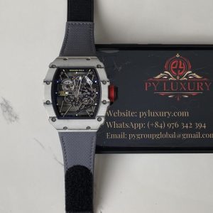 Richard Mille RM35-01 White Carbon TPT Fully Customized Vaucher Movement Exclusive Quality 49.94mm x 44.5mm